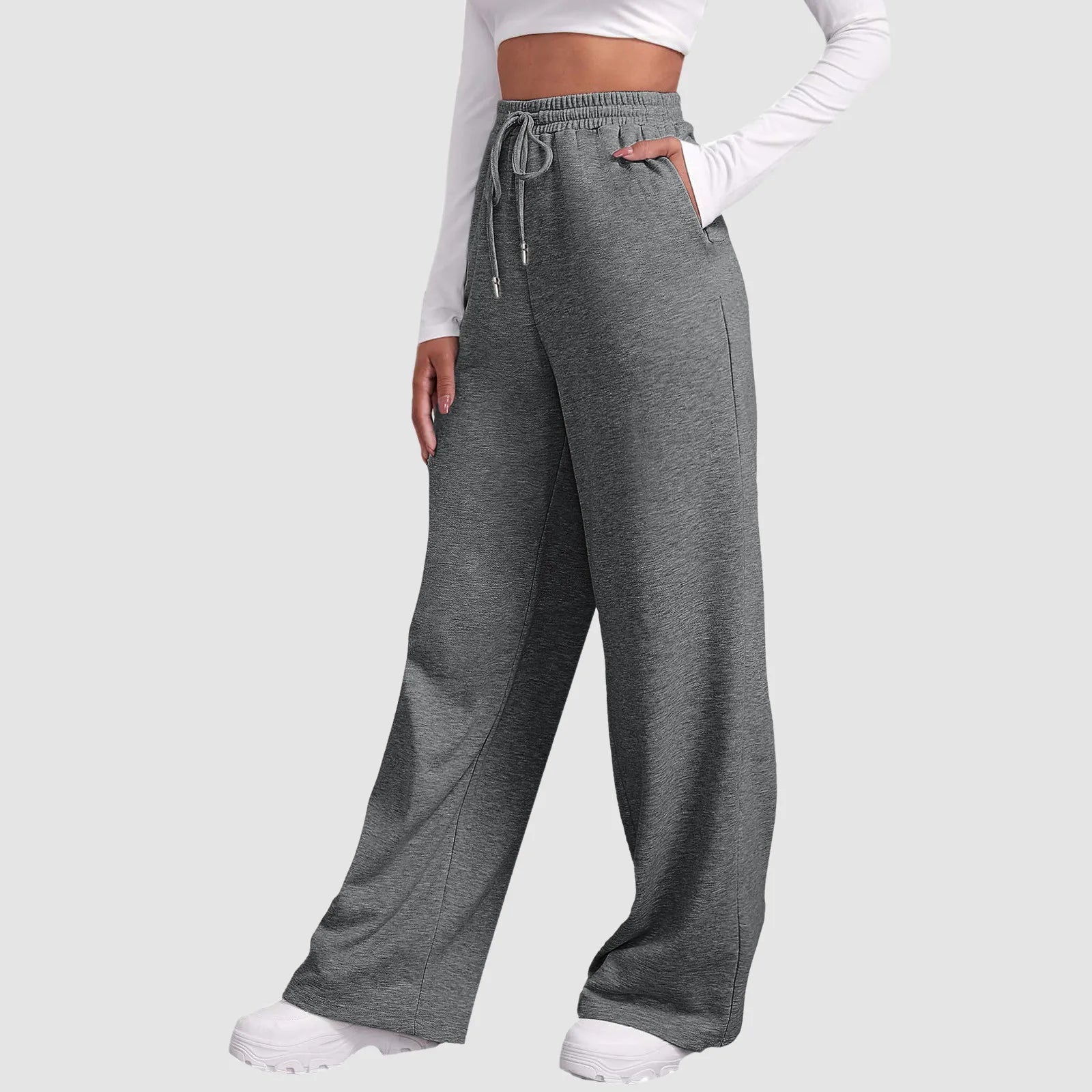 Le Cloe™ | Joggers à jambe large et coupe décontractée